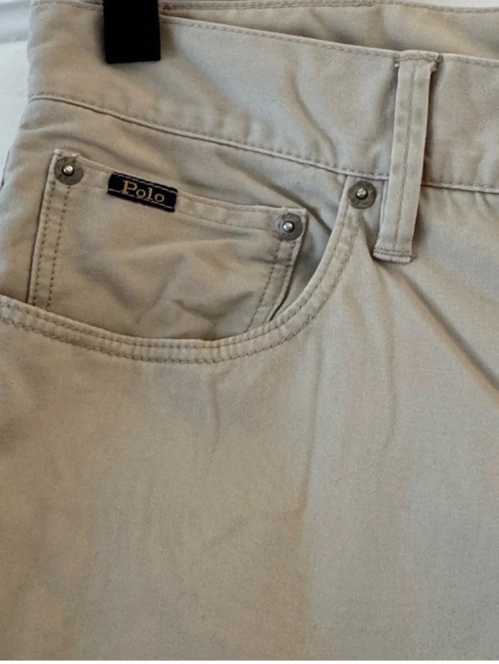 Polo by Ralph Lauren Beige Straight-Leg Chinos